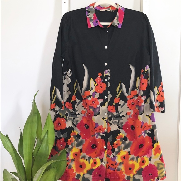 Soft Surroundings Provence Tunic Shirt - Picture 3 of 7